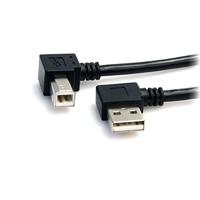 StarTech.com 91 cm USB 2.0 A naar B kabel rechts hoek - USB-kabel 90° schuin
