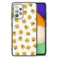 Back Case voor Samsung Galaxy A52 | A52s (5G/4G) Katten Emojis