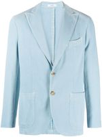 Boglioli blazer boutonné à revers pointus - Bleu