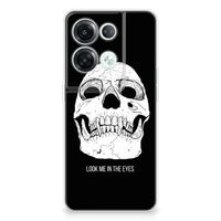 Silicone Back Case OPPO Reno8 Pro Skull Eyes