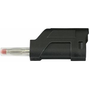 TRU COMPONENTS TC-R8-104 B Lamellenstekker Stekker, recht Stift-Ø: 4 mm Zwart 1 stuk(s)