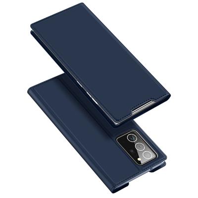 Dux Ducis - pro serie slim wallet hoes - Samsung Galaxy Note 20 Ultra - Blauw Dux Ducis - pro serie slim wallet hoes - Samsung Galaxy Note 20 Ultra - Blauw