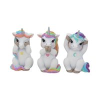 Nemesis Now - Three Wise Cutiecorns 9.5cm