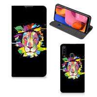 Samsung Galaxy A20s Magnet Case Lion Color - thumbnail