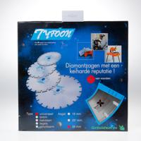 Diamantzaag universeel nat Tyfoon diameter 350 x asgat 30mm