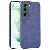 Crocodile Series Samsung Galaxy S22 5G Case - Blauw