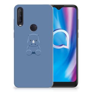 Alcatel 1S (2020) Telefoonhoesje met Naam Baby Rhino