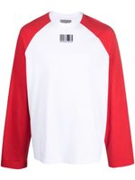 VTMNTS sweat colour block en coton - Blanc