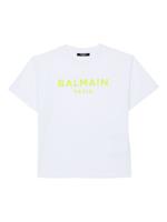 Balmain Kids T-shirt met logoprint - Wit