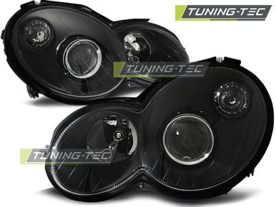 Tuning-Tec Koplampen MERCEDES CL203 C-KLASSE 00-04 ZWART