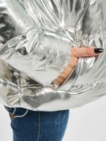 Eight2Nine / Gewatteerde jassen Shiny in zilver