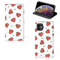 Apple iPhone 11 Hoesje met Magneet Hearts - thumbnail