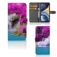 Motorola Moto G22 Flip Cover Waterval