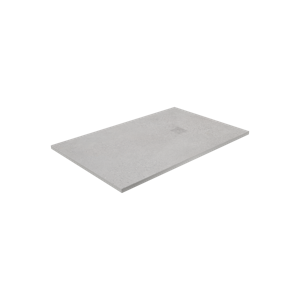 Balmani Impress douchebak 140 x 90 cm composiet grijs mat rock structuur