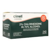 Clinell Alcoholdoekjes+2% Chloorhexidine 240 - thumbnail