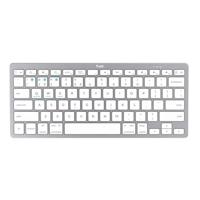 Trust Draadloos toetsenbord 24651 QWERTY US zilver monochroom