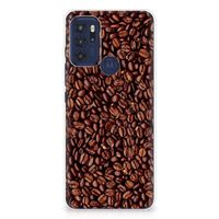 Motorola Moto G60s Siliconen Case Koffiebonen