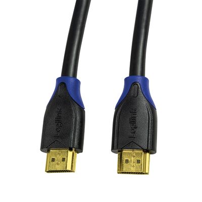 LogiLink CH0064 HDMI-kabel HDMI Aansluitkabel HDMI-A-stekker, HDMI-A-stekker 5.00 m Zwart 4K UHD, Audio Return Channel (ARC), Vergulde steekcontacten