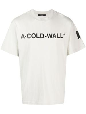 A-COLD-WALL* Katoenen T-shirt met logoprint - Beige