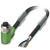 Phoenix Contact 1682980 Sensor/actuator connector, geassembleerd M12 Aantal polen (sensoren): 5 Bus, haaks 5.00 m 1 stuk(s) - thumbnail