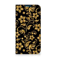 iPhone 14 Pro Max Smart Cover Gouden Bloemen