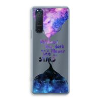 Stars quote: Sony Xperia 5 II Transparant Hoesje