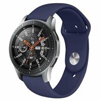 By Qubix - Rubberen sportband - Donkerblauw - Compatible met Xiaomi Redmi Watch 5 Active/Redmi Watch 5 Lite - Compatible Xiaomi bandje