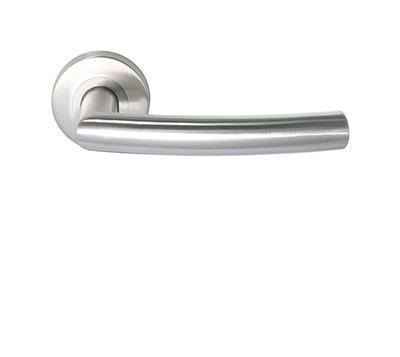 Deurkrukken Italie op rozetten, rvs-mat Deurkrukken Italie op rozetten, rvs-mat