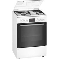 BOSCH HXR39IG20 Dual fuel range - 3 gashaarden en 1 elektrische - Full ecoclean multifunctionele oven - 66L - A - L 60cm