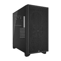 CORSAIR 3000D AIRFLOW Mid-Tower PC-Behuizing - 3-Pins Ventilatoren - GPU-Ondersteuning met Vier Sleuven - Geschikt voor Ventilatoren tot 8 x 120 mm - Ontwerp met Hoge Luchtstroom - Zwart