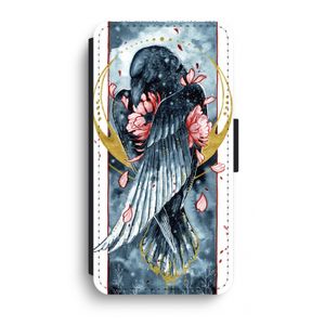 Golden Raven: iPhone XR Flip Hoesje