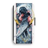 Golden Raven: iPhone XR Flip Hoesje - thumbnail