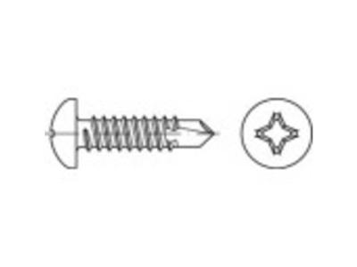 TOOLCRAFT 141459 Zelfborende schroef 5.5 mm 32 mm Kruiskop Phillips DIN 7504 Staal Galvanisch verzinkt 500 stuk(s)