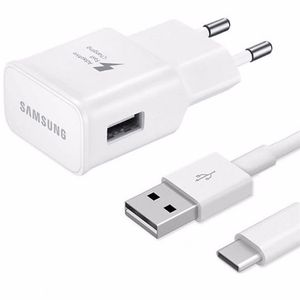 Original Fast Charger Samsung EP-TA20EWE +EP-DG970BWE 1670mAh White TYP-C 100CM