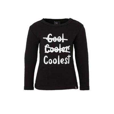 Babystyling longsleeve zwart/wit