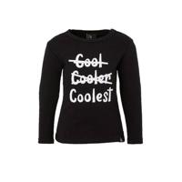 Babystyling longsleeve zwart/wit