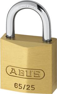 Abus Hangslot 65/25 gehard staal goud