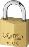 Abus Hangslot 65/25 gehard staal goud - thumbnail