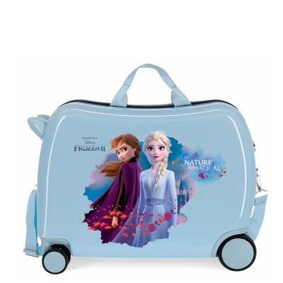Disney Rolling Suitcase 4 Wheels Frozen II Magical Blue Disney Rolling Suitcase 4 Wheels Frozen II Magical Blue