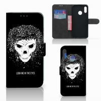 Telefoonhoesje met Naam Honor 10 Lite Skull Hair