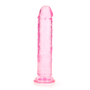 RealRock by Shots Straight Realistic Dildo with Suction Cup - 7'' / 18