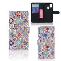 Samsung Galaxy M21 | M30s Bookcase Tiles Color - thumbnail