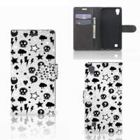 Telefoonhoesje met Naam LG X Power Silver Punk