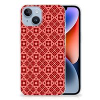 Apple iPhone 14 TPU bumper Batik Rood - thumbnail