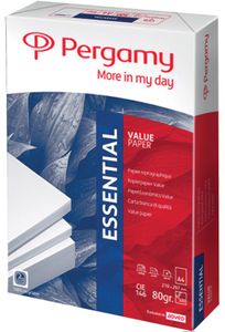 Pergamy Essential kopieerpapier ft A4, 80 g, pak van 500 vel