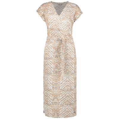 Garcia - Beige | Dames | Jurk | Beige | M | regular | Kamst mode