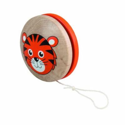Detoa jojo Tiger junior 5,5 cm hout oranje