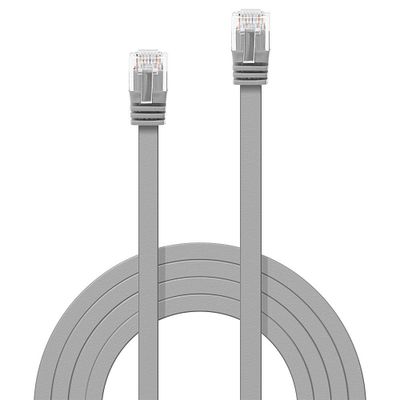 LINDY 47493 RJ45 Netwerkkabel, patchkabel CAT 6 3.00 m Grijs 1 stuk(s)