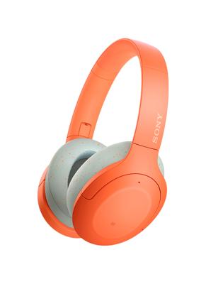 Sony WH-H910N Bluetooth Over-ear hoofdtelefoon oranje Sony WH-H910N Bluetooth Over-ear hoofdtelefoon oranje