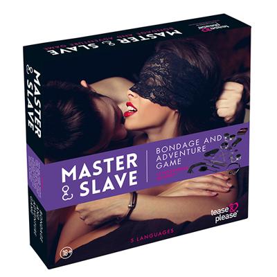 Master & Slave BDSM Kit tijgerprint paars Master & Slave BDSM Kit tijgerprint paars